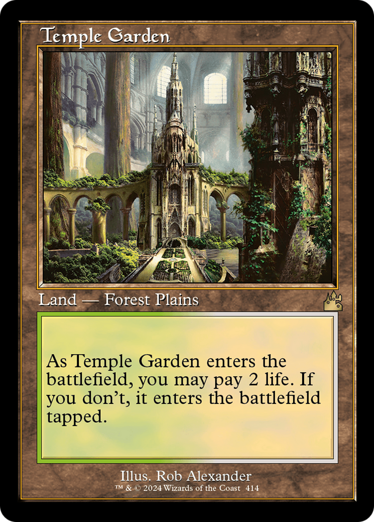 Temple Garden (Retro) [Ravnica Remastered] | Jomio and Rueliete's Cards and Comics