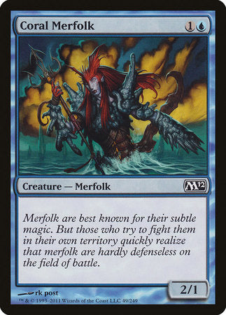 Coral Merfolk [Magic 2012] | Jomio and Rueliete's Cards and Comics