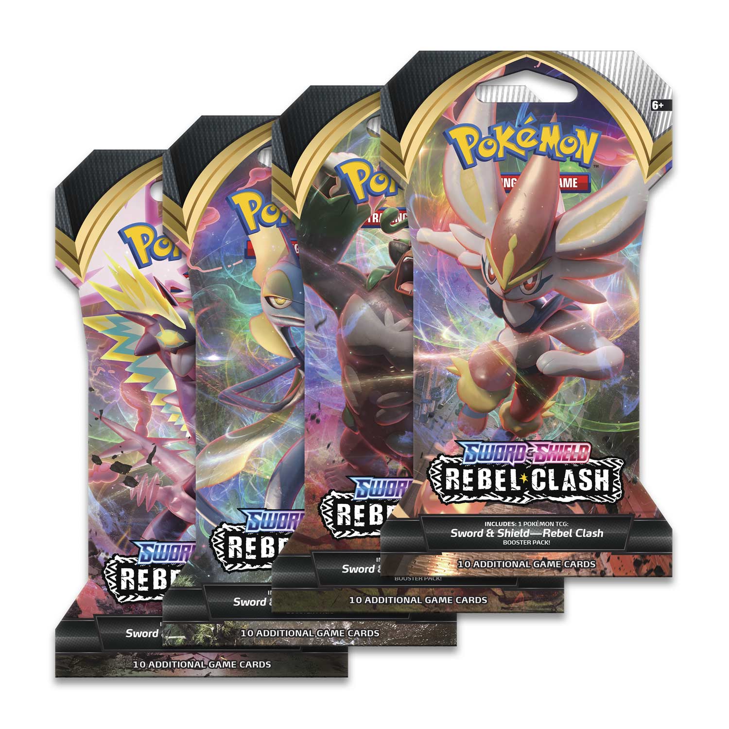 Sword & Shield: Rebel Clash - Sleeved Booster Pack | Jomio and Rueliete's Cards and Comics
