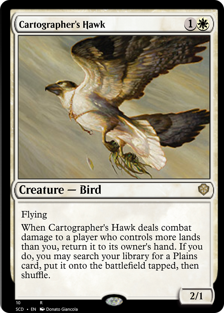 Cartographer's Hawk [Starter Commander Decks] | Jomio and Rueliete's Cards and Comics
