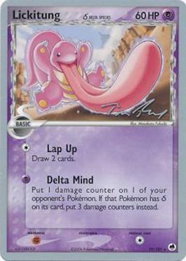 Lickitung (19/101) (Delta Species) (Legendary Ascent - Tom Roos) [World Championships 2007] | Jomio and Rueliete's Cards and Comics
