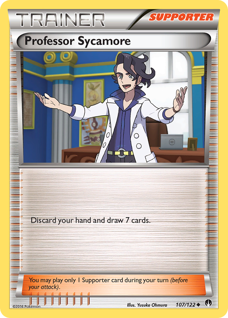 Professor Sycamore (107/122) [XY: BREAKpoint] | Jomio and Rueliete's Cards and Comics