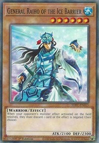 General Raiho of the Ice Barrier [SDFC-EN015] Common | Jomio and Rueliete's Cards and Comics