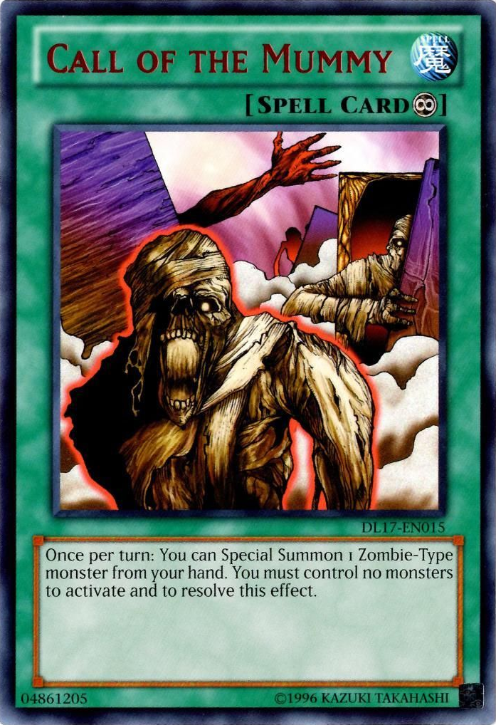 Call of the Mummy (Red) [DL17-EN015] Rare | Jomio and Rueliete's Cards and Comics