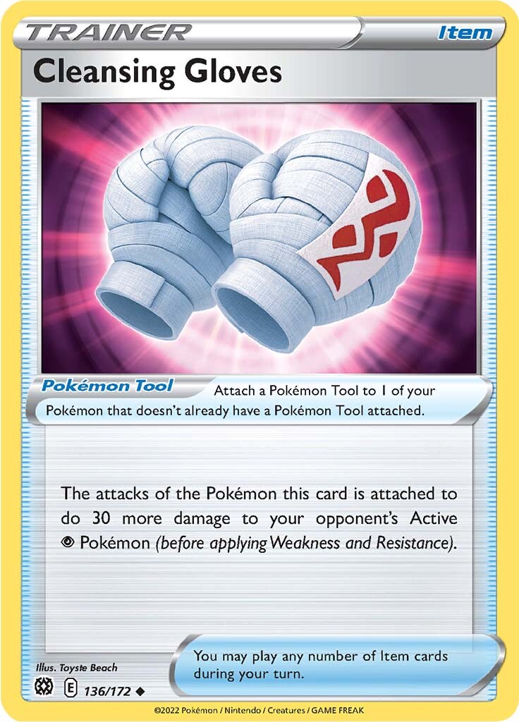 Cleansing Gloves (136/172) [Sword & Shield: Brilliant Stars] | Jomio and Rueliete's Cards and Comics