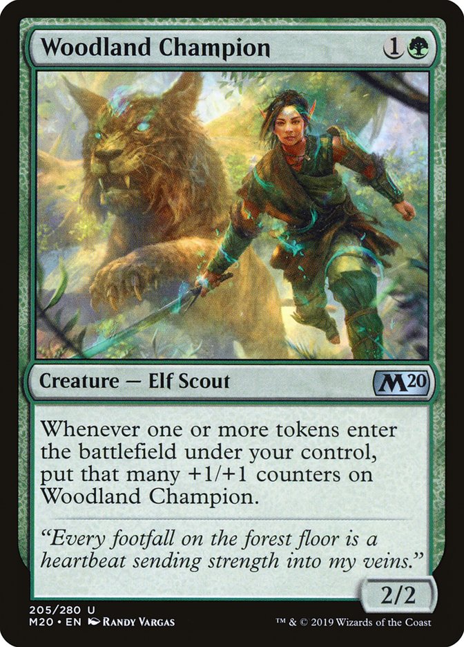 Woodland Champion [Core Set 2020] | Jomio and Rueliete's Cards and Comics