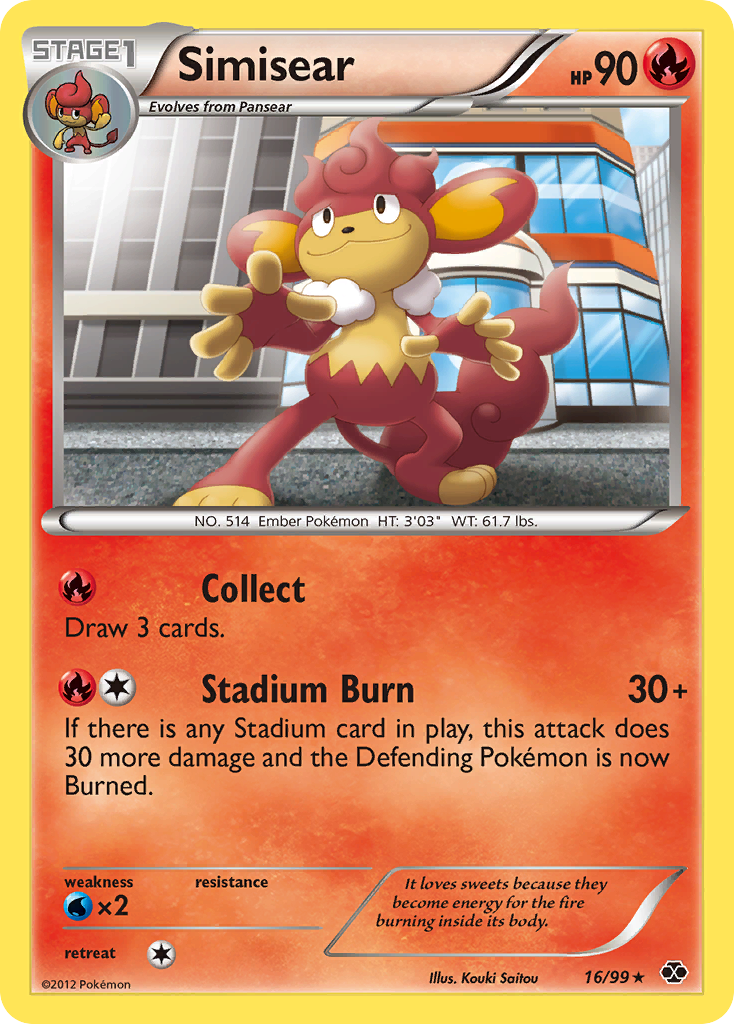 Simisear (16/99) [Black & White: Next Destinies] | Jomio and Rueliete's Cards and Comics