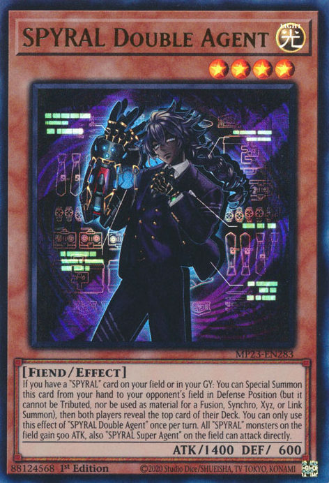SPYRAL Double Agent [MP23-EN283] Ultra Rare | Jomio and Rueliete's Cards and Comics