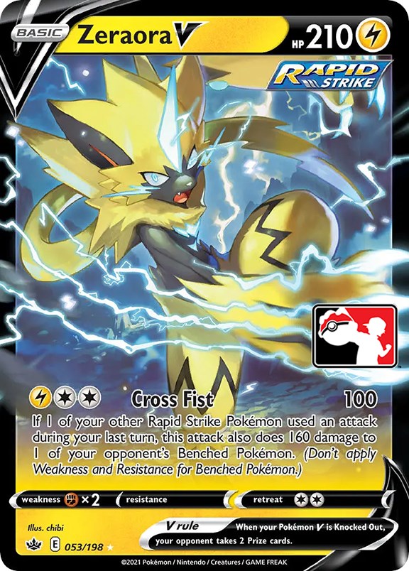 Zeraora V (053/198) [Prize Pack Series One] | Jomio and Rueliete's Cards and Comics