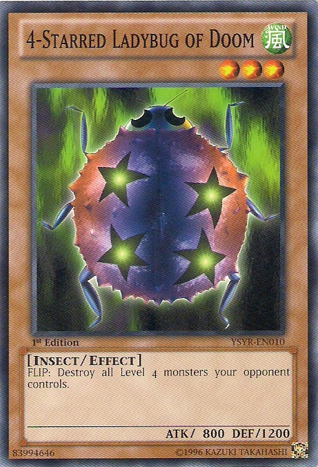 4-Starred Ladybug of Doom [YSYR-EN010] Common | Jomio and Rueliete's Cards and Comics