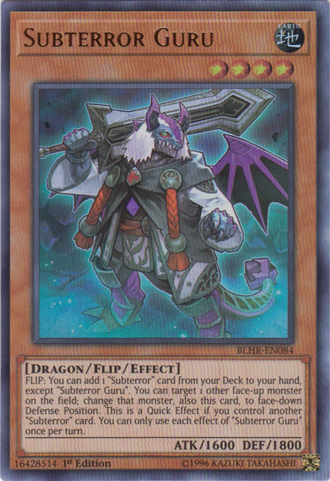 Subterror Guru [BLHR-EN084] Ultra Rare | Jomio and Rueliete's Cards and Comics