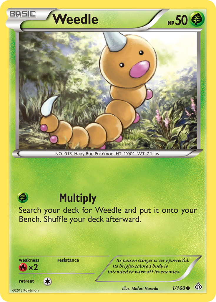 Weedle (1/160) [XY: Primal Clash] | Jomio and Rueliete's Cards and Comics