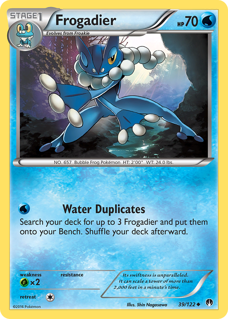 Frogadier (39/122) [XY: BREAKpoint] | Jomio and Rueliete's Cards and Comics
