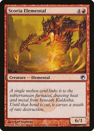 Scoria Elemental [Scars of Mirrodin] | Jomio and Rueliete's Cards and Comics