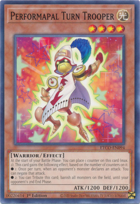 Performapal Turn Trooper [ETCO-EN094] Common | Jomio and Rueliete's Cards and Comics