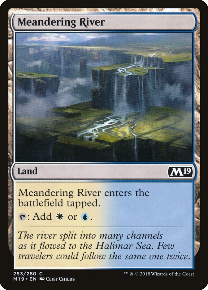 Meandering River [Core Set 2019] | Jomio and Rueliete's Cards and Comics