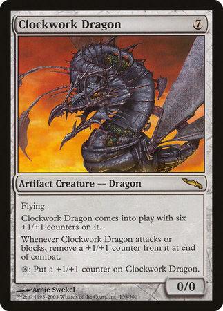 Clockwork Dragon [Mirrodin] | Jomio and Rueliete's Cards and Comics