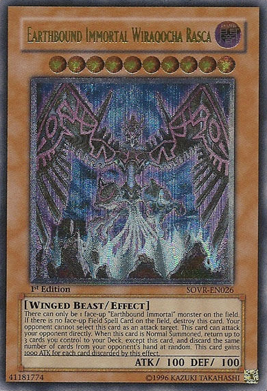 Earthbound Immortal Wiraqocha Rasca [SOVR-EN026] Ultimate Rare | Jomio and Rueliete's Cards and Comics