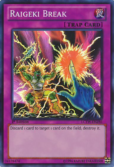 Raigeki Break [LCYW-EN286] Super Rare | Jomio and Rueliete's Cards and Comics