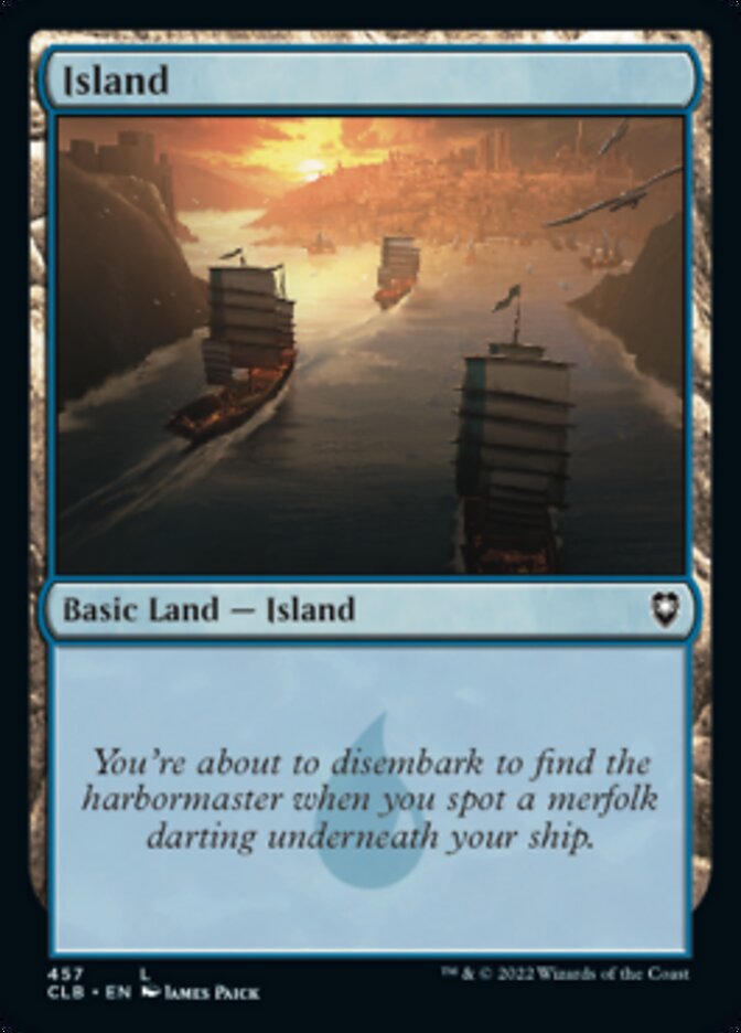 Island (457) [Commander Legends: Battle for Baldur's Gate] | Jomio and Rueliete's Cards and Comics