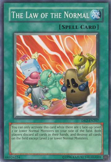 The Law of the Normal [DR2-EN207] Common | Jomio and Rueliete's Cards and Comics