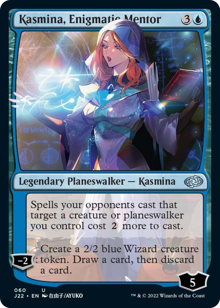 Kasmina, Enigmatic Mentor [Jumpstart 2022] | Jomio and Rueliete's Cards and Comics