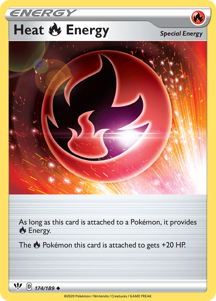 Heat Fire Energy (174/189) [Sword & Shield: Darkness Ablaze] | Jomio and Rueliete's Cards and Comics