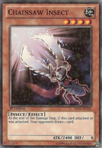 Chainsaw Insect [BP01-EN142] Starfoil Rare | Jomio and Rueliete's Cards and Comics