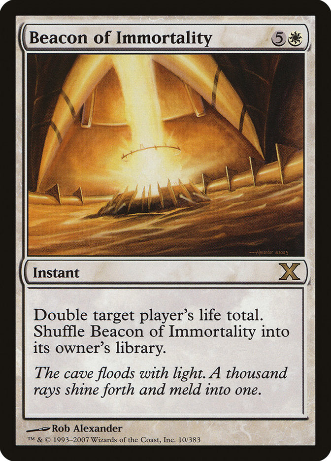 Beacon of Immortality [Tenth Edition] | Jomio and Rueliete's Cards and Comics