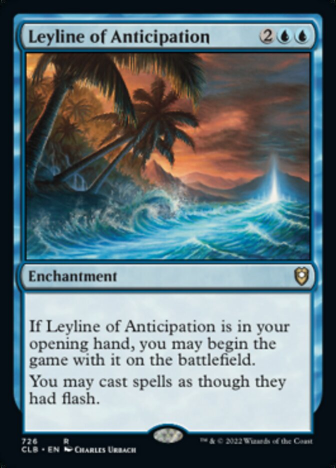 Leyline of Anticipation [Commander Legends: Battle for Baldur's Gate] | Jomio and Rueliete's Cards and Comics