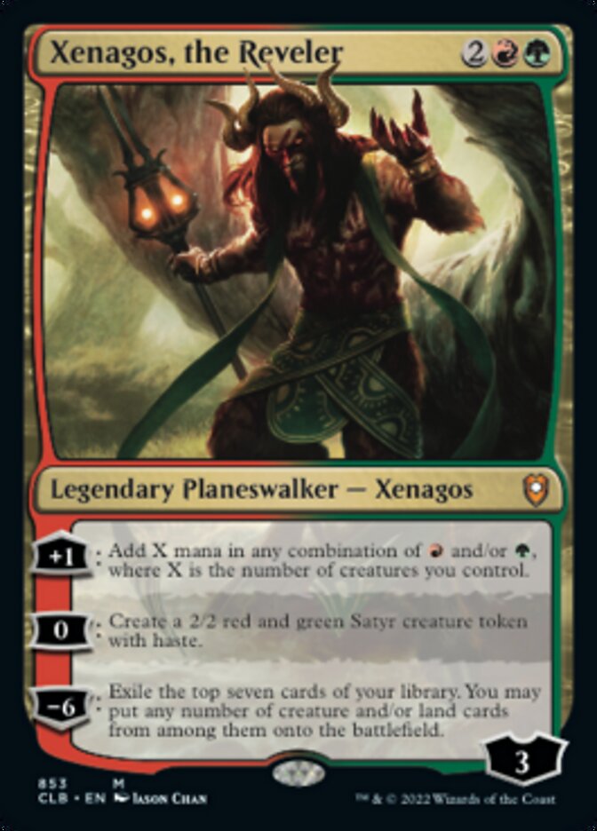 Xenagos, the Reveler [Commander Legends: Battle for Baldur's Gate] | Jomio and Rueliete's Cards and Comics