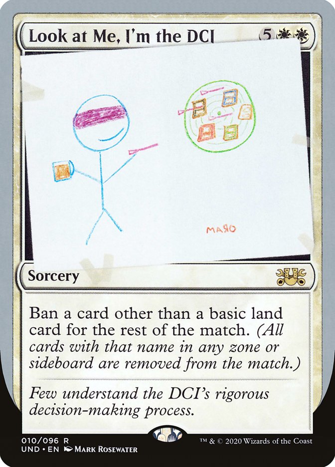 Look at Me, I'm the DCI [Unsanctioned] | Jomio and Rueliete's Cards and Comics