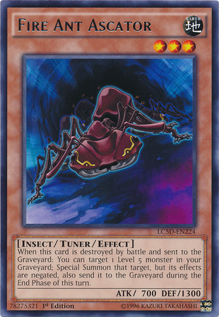 Fire Ant Ascator [LC5D-EN224] Rare | Jomio and Rueliete's Cards and Comics