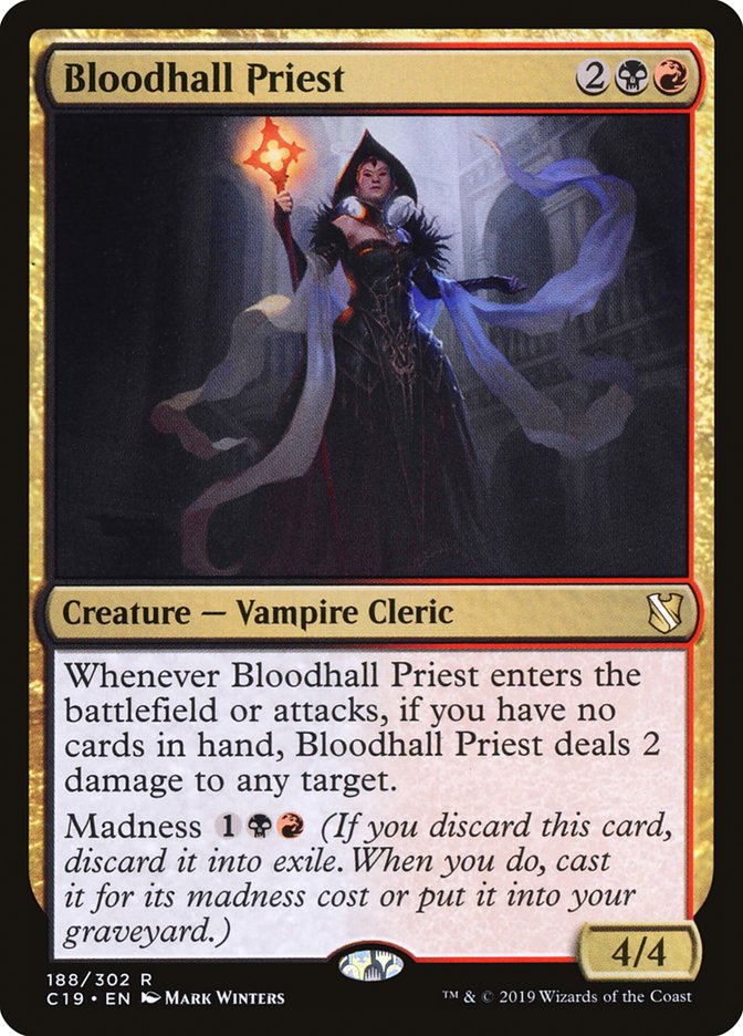 Bloodhall Priest [Commander 2019] | Jomio and Rueliete's Cards and Comics