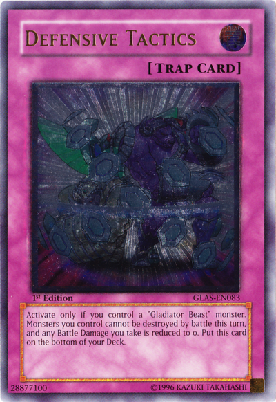 Defensive Tactics (UTR) [GLAS-EN083] Ultimate Rare | Jomio and Rueliete's Cards and Comics