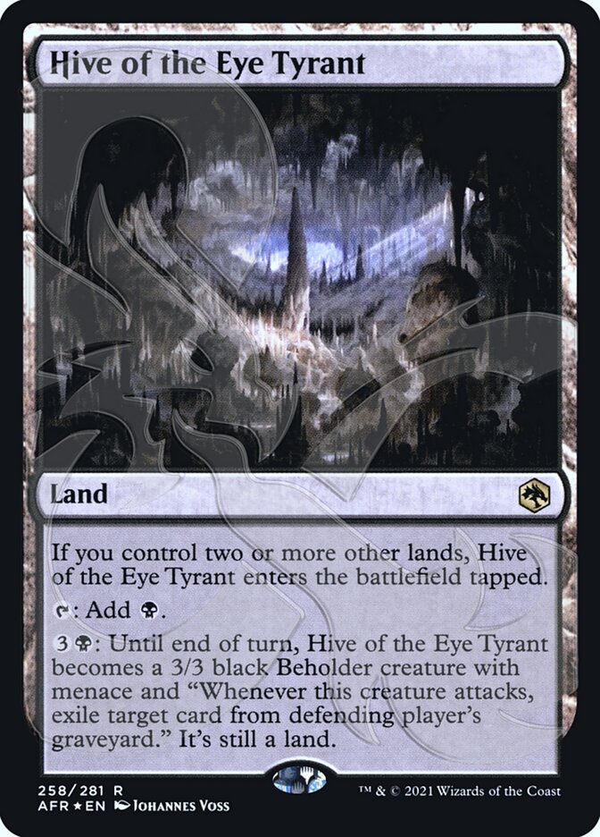 Hive of the Eye Tyrant (Ampersand Promo) [Dungeons & Dragons: Adventures in the Forgotten Realms Promos] | Jomio and Rueliete's Cards and Comics