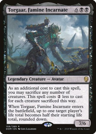 Torgaar, Famine Incarnate [Dominaria] | Jomio and Rueliete's Cards and Comics