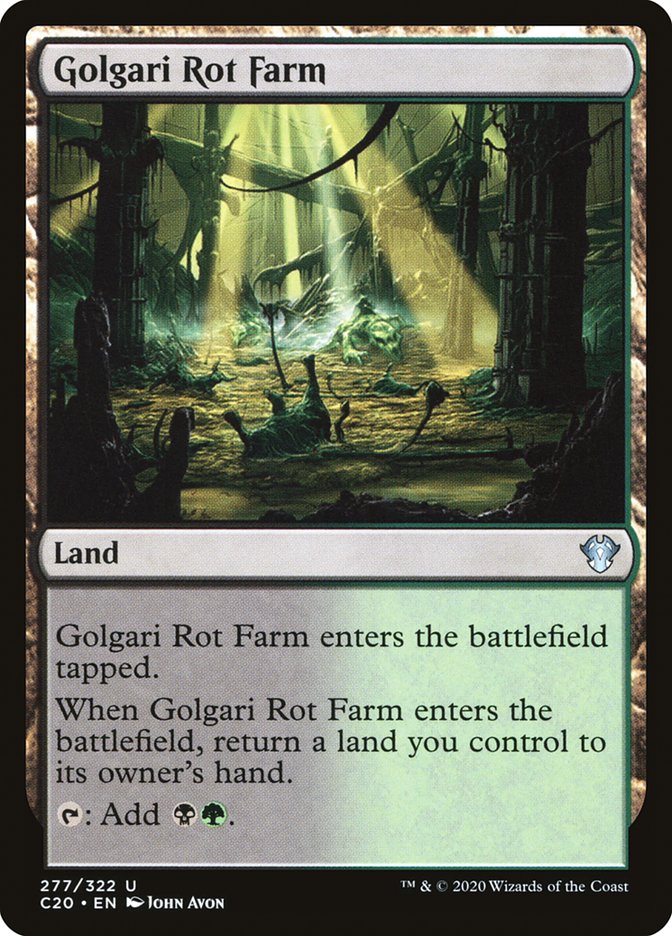 Golgari Rot Farm [Commander 2020] | Jomio and Rueliete's Cards and Comics