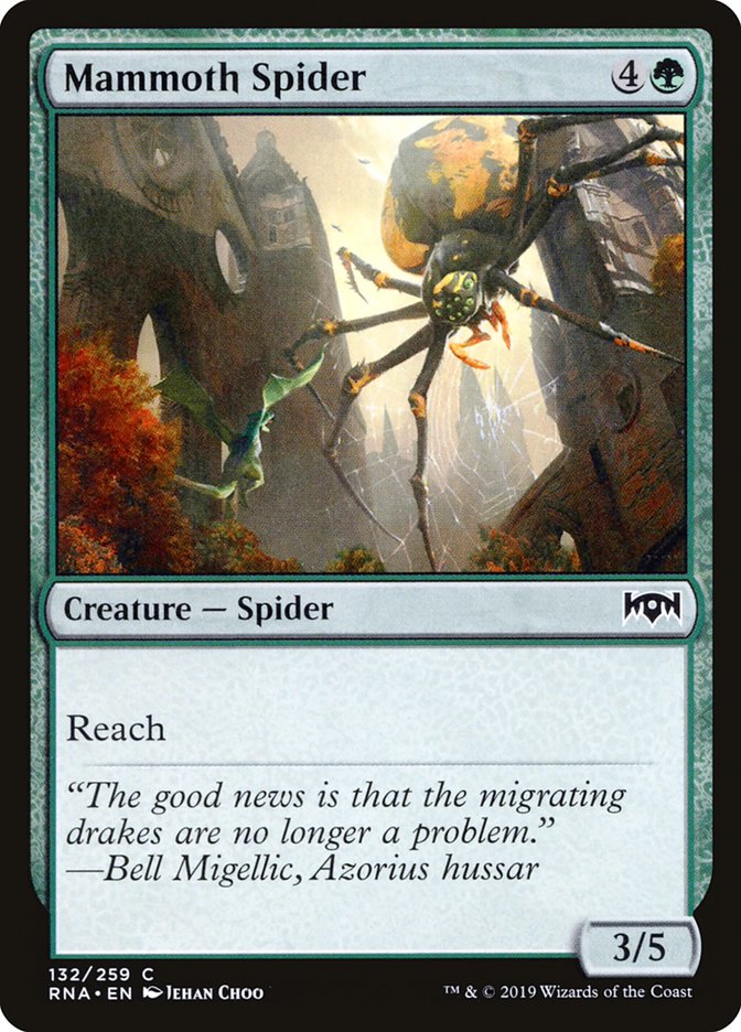 Mammoth Spider [Ravnica Allegiance] | Jomio and Rueliete's Cards and Comics