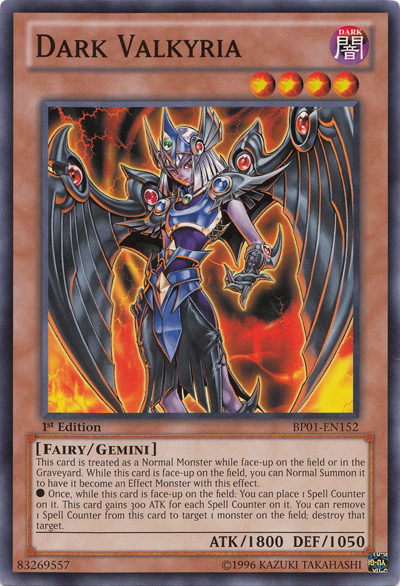 Dark Valkyria [BP01-EN152] Common | Jomio and Rueliete's Cards and Comics