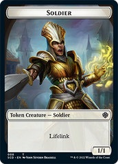 Saproling // Soldier Double-Sided Token [Starter Commander Decks] | Jomio and Rueliete's Cards and Comics