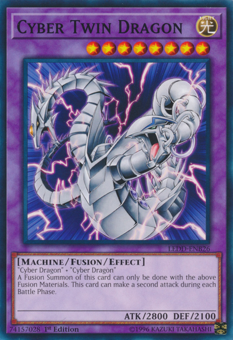 Cyber Twin Dragon [LEDD-ENB26] Common | Jomio and Rueliete's Cards and Comics