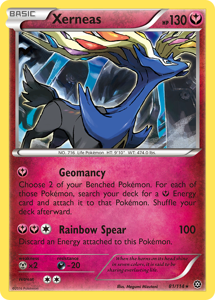 Xerneas (81/114) [XY: Steam Siege] | Jomio and Rueliete's Cards and Comics