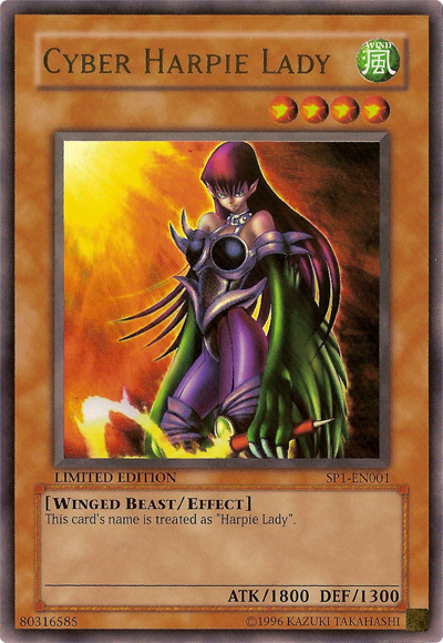 Cyber Harpie Lady [SP1-EN001] Ultra Rare | Jomio and Rueliete's Cards and Comics
