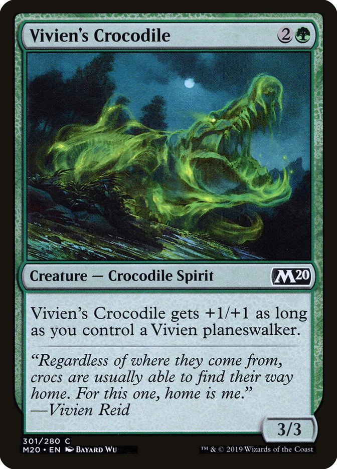 Vivien's Crocodile [Core Set 2020] | Jomio and Rueliete's Cards and Comics