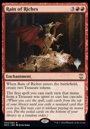 Rain of Riches (Promo Pack) [Streets of New Capenna Commander Promos] | Jomio and Rueliete's Cards and Comics