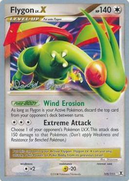 Flygon LV.X (105/111) (Stallgon - David Cohen) [World Championships 2009] | Jomio and Rueliete's Cards and Comics