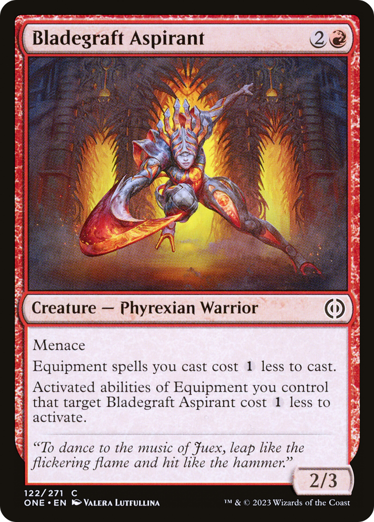 Bladegraft Aspirant [Phyrexia: All Will Be One] | Jomio and Rueliete's Cards and Comics