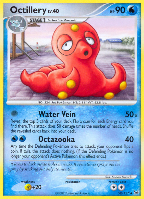 Octillery (58/127) [Platinum: Base Set] | Jomio and Rueliete's Cards and Comics