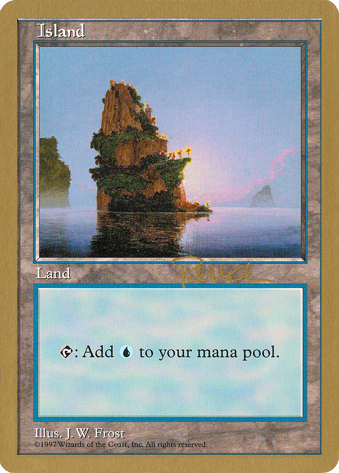 Island (pm435) (Paul McCabe) [World Championship Decks 1997] | Jomio and Rueliete's Cards and Comics